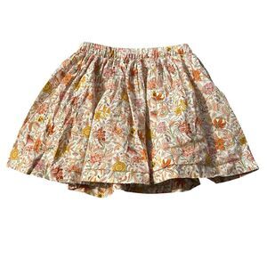J.Crew x Liberty London Girls Size Small Cotton Cottagecore Floral Mini Skirt